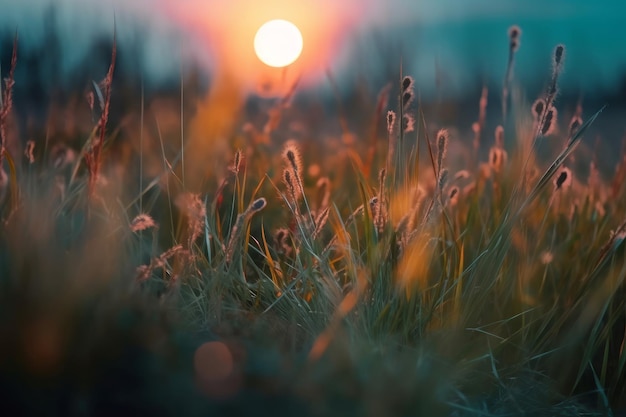 I fiori sfocano la natura Generare Ai