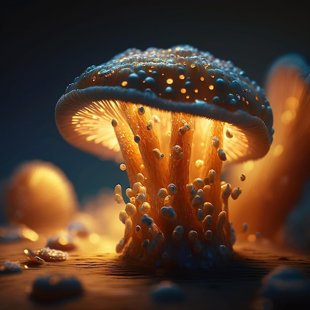 I funghi di fantasia si chiudono in su