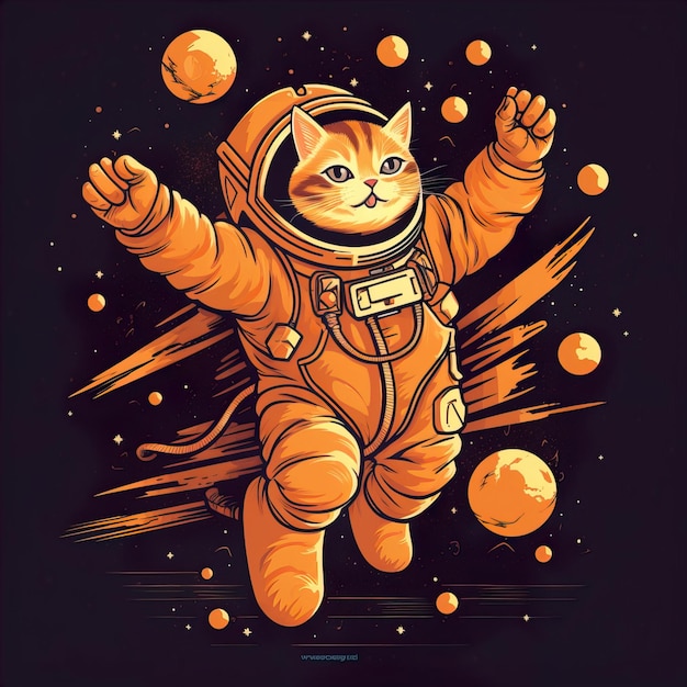 I gatti supereroi nello spazio con lo spacesui