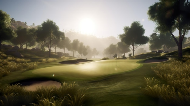 I giochi di golf sono generati