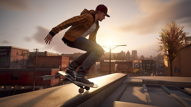 I giochi di skateboard vengono generati