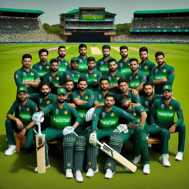 I guerrieri del cricket, lo spirito dinamico e il talento che definiscono i pakistani, una squadra di cricket formidabile.