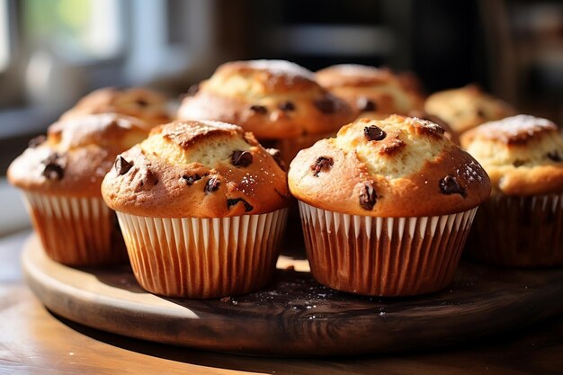 I muffin al cioccolato delizie IA generativa