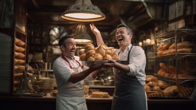 I pasticceri celebrano il trionfo con un premio