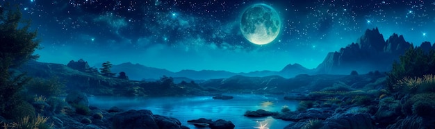 I sogni del cielo stellato partono per una magica avventura sotto il bagliore della luna