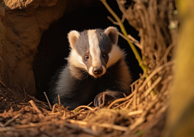 I tassi sono onnivori dalle zampe corte della famiglia Mustelidae