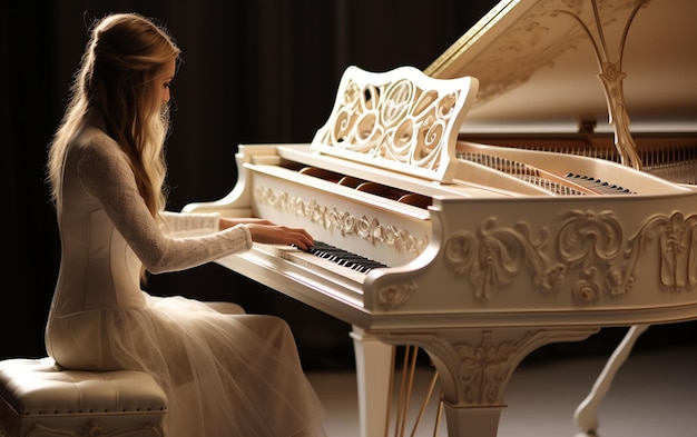 I tasti d'avorio del pianoforte e le melodie del cuore