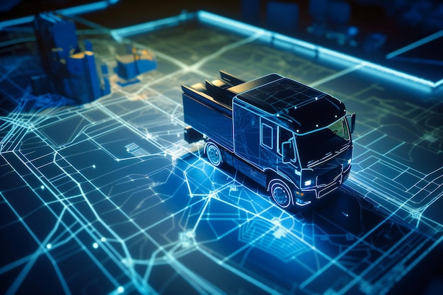 I veicoli e i pacchi dotati di GPS sono tracciati su una mappa digitale che consente un monitoraggio e una consegna precisi