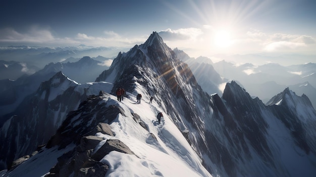 I viaggi di alpinismo ai generano