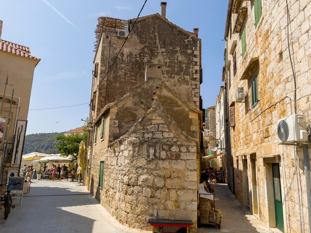 I vicoli del centro storico di Vis