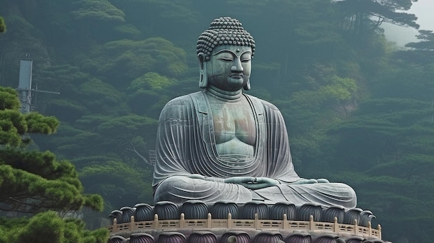 IA generativa del Buddha gigante