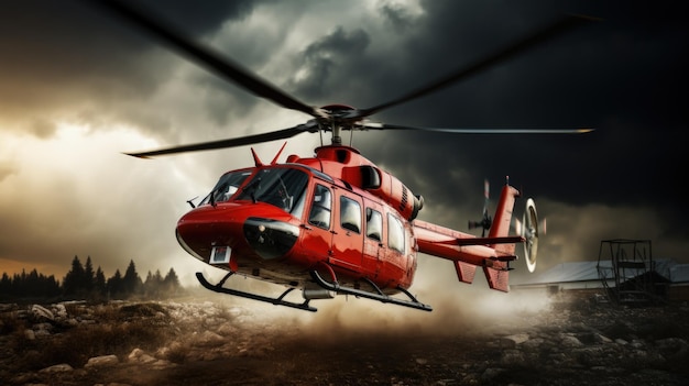 IA generativa per l'atterraggio di elicotteri medici di emergenza
