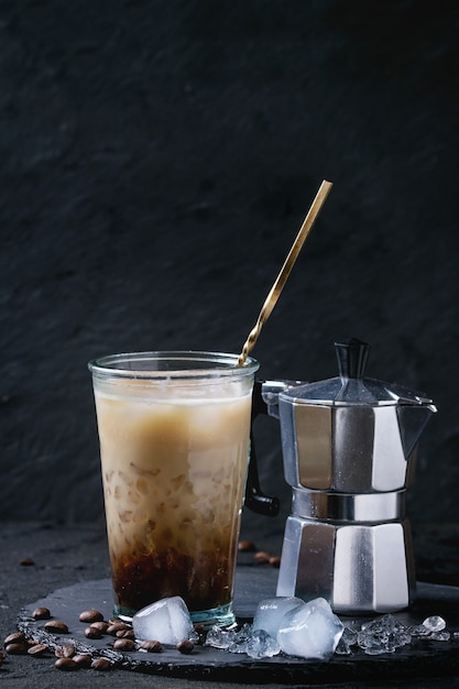 Ice caffè con panna