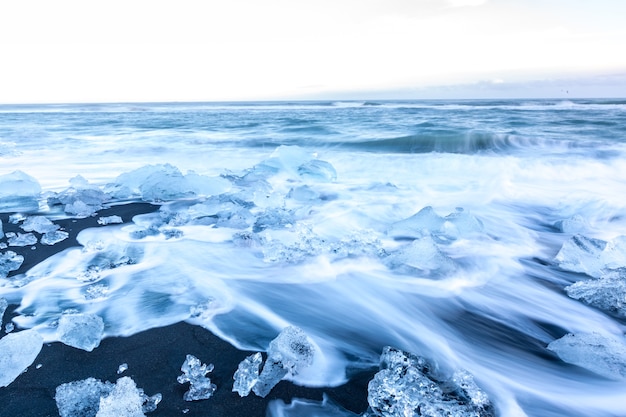 Iceberg beach Islanda