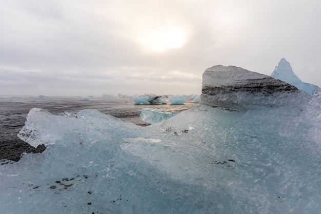 Iceberg Diamond beach Islanda