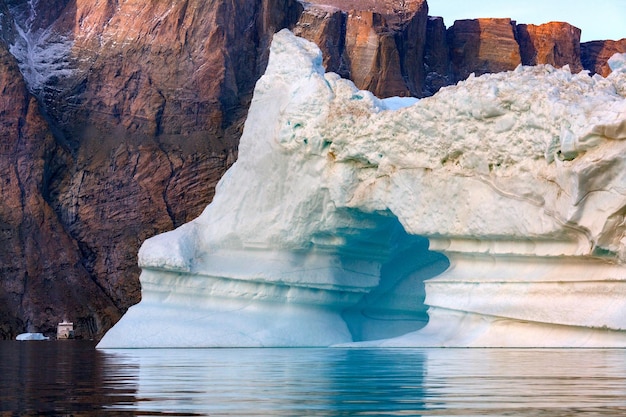 Iceberg Franz Joseph Fjord Groenlandia