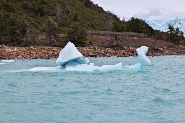 iceberg nel ghiacciaio Perito Moreno vicino a El Calafate, Patagonia, Argentina