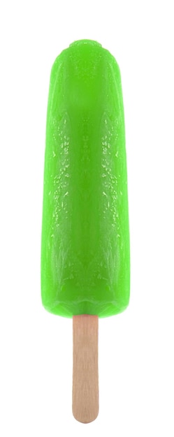 Icelolly kiwi isolato