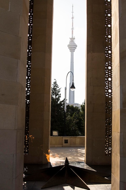 Icheri Sheher Centro storico di Baku Balconi tradizionali e strade strette