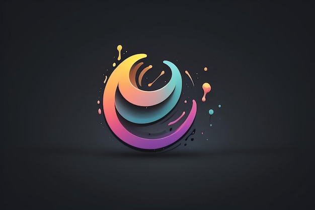 Icon design ispirazione creativa semplice carta da parati sfondo banner logo arte illustrazione forma