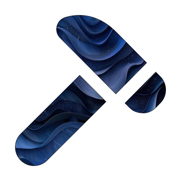 icon eps martello blu gradiente background stile di progettazione