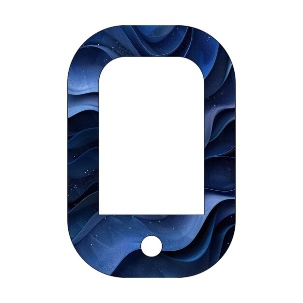 icon foto smartphone blu gradiente background stile di progettazione