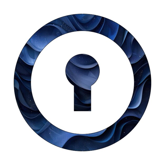 icon lock alt blu gradiente background stile di progettazione