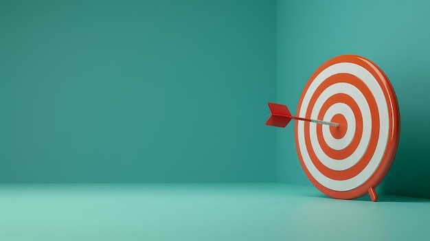 Icona 3D della pagina di destinazione del banner aziendale