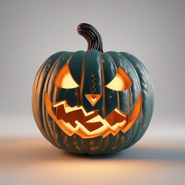 Icona 3D delle zucche di Halloween generate ai