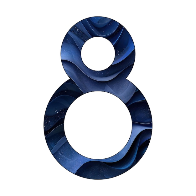 icona 8 stile di progettazione dello sfondo a gradiente blu