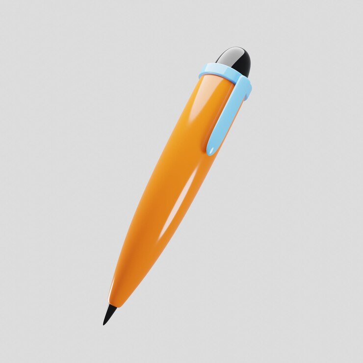 Icona a sfera arancione Concetto di icona Istruzione 3d rendering illustrazione