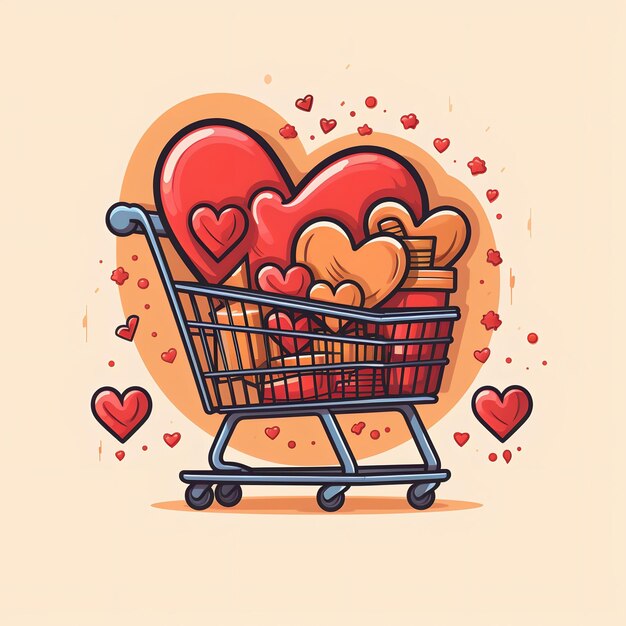 Icona del cuore e-commerce