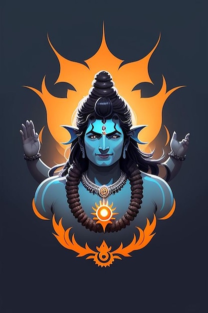 Icona del Signore Shiva Maha Shivaratri 2024 immagini