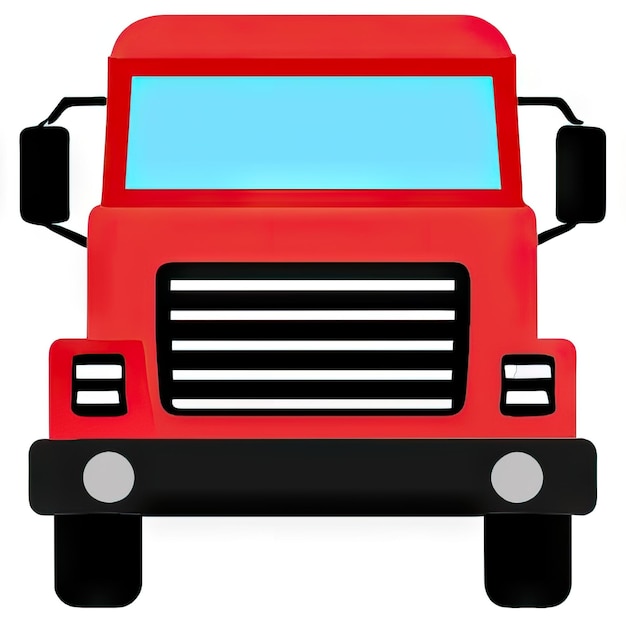 Icona di camion con un design semplice