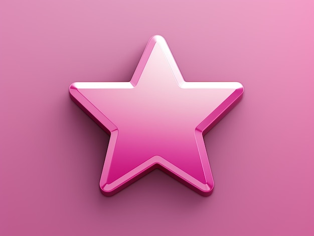 icona di stella 3d