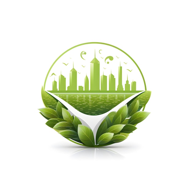 icona di vita ecologica verde