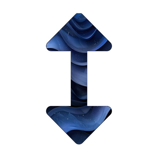 icona frecce alt v gradiente blu background stile di progettazione