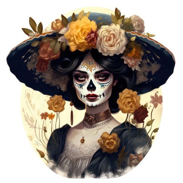 Icona La Catrina per il Giorno dei Morti