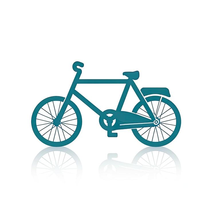 Foto icona vettoriale che fonde concetto di automobile e bici illustrazione
