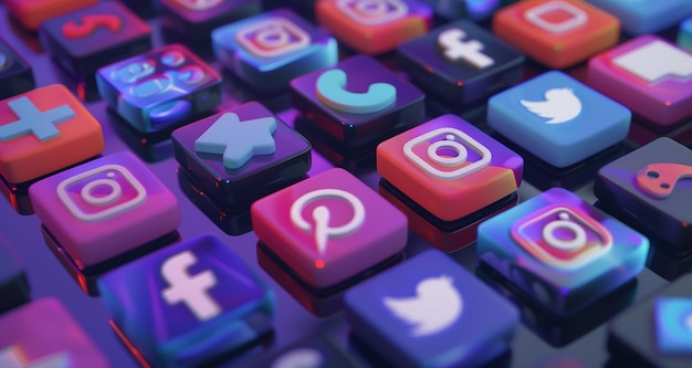 Icone dei social media