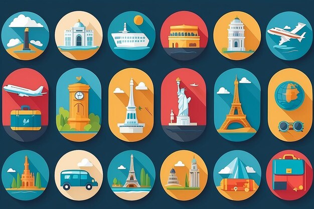 Icone di viaggio