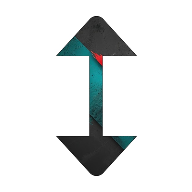 icone foto frecce alt v icona diagonale nero verde rosso