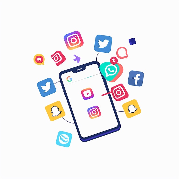 Iconica dei social media