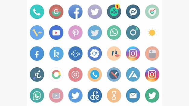 Iconica dei social media