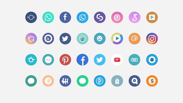 Iconica dei social media