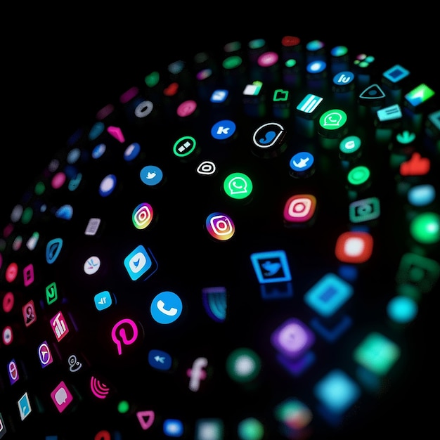 Iconica dei social media