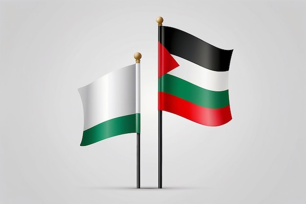 Iconica della bandiera della Palestina collezione della bandiera nazionale della Palestina