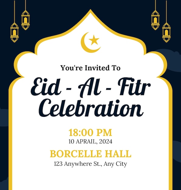 Iconica della celebrazione di Eid al-Fitr