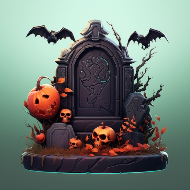 Iconica della tomba di Halloween