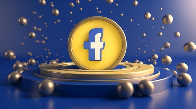 Iconica di Facebook concetto di marketing sui social media rete globale e comunicazioni